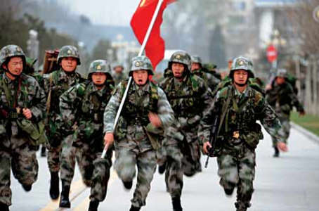 上海晟皋電氣全體員工向中國軍人致敬