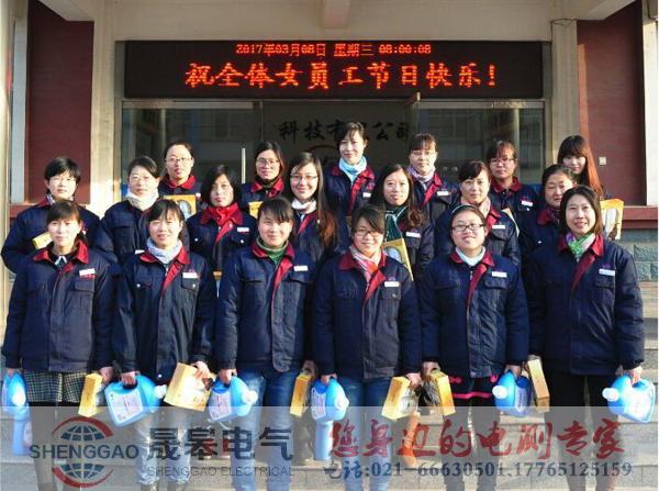 上海晟皋電氣科技有限公司開展三八婦女節(jié)關(guān)愛女職工活動